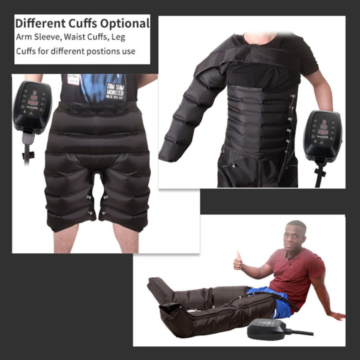 Premium Air Compression Massager for Legs and Feet – 6 Cavity Pressotherapy Boots for Improved Blood Circulation, Relaxation,