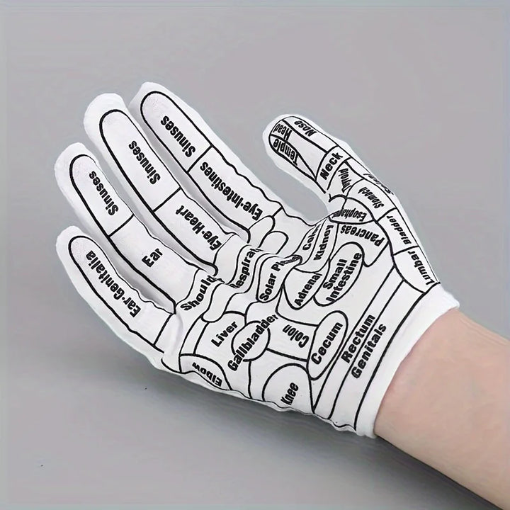 Premium Acupressure Massage Socks - 6 Pcs Reflexology Foot Therapy Set for Tired Feet, Cotton-Polyester Blend, Men’s & 