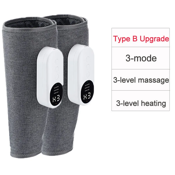 Premium Electric Leg Massager - 360° Air Compression Calf & Thigh Massager with Heat, Three Massage Modes, and Long-Lasting 