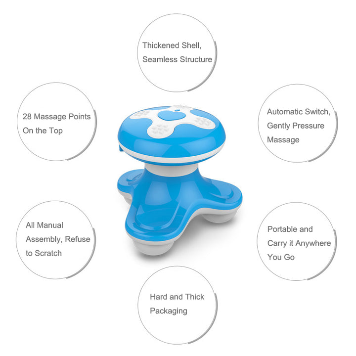 High-Quality Mini USB Electric Full Body Massager - Portable Vibrating Massage Tool for Slimming, Arm, Leg, Head, Neck & 