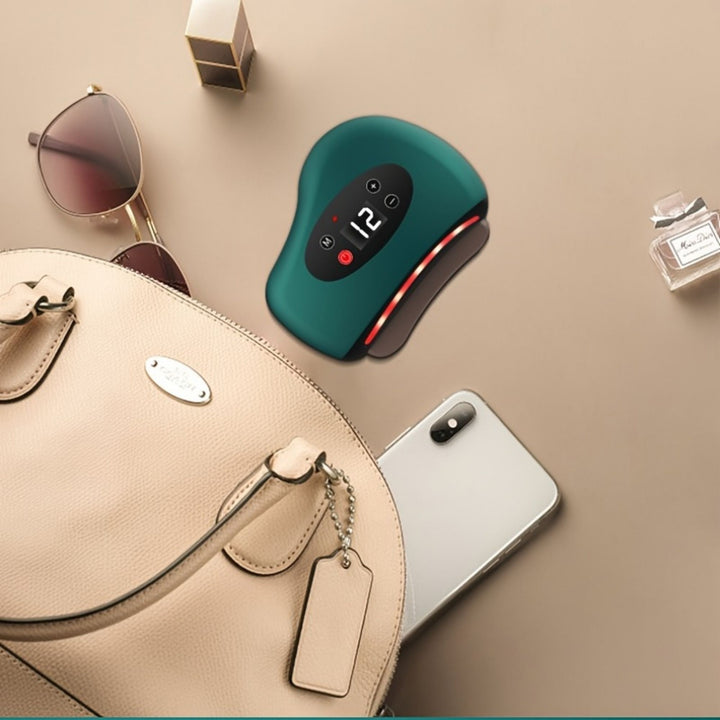 
High Quality Electric Guasha Massager with Heating & Vibration – Hot Compress Eye & Face Tool for Skin Lifting & Wrinkle 