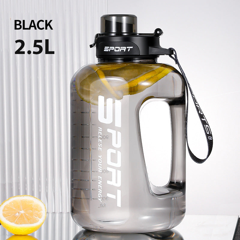 Premium Large Capacity 1.7L/2.7L Sports Water Bottle - Portable Fitness Cup for Gym, Cycling, Camping, BPA-Free Tritan