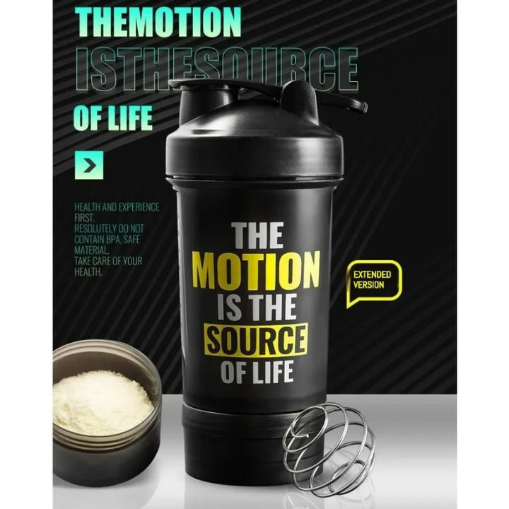 Premium Sports Shaker Cup – Large Capacity Leak-Proof Fitness Water Bottle – Portable, Thickened, Graduated Design for Gym, 