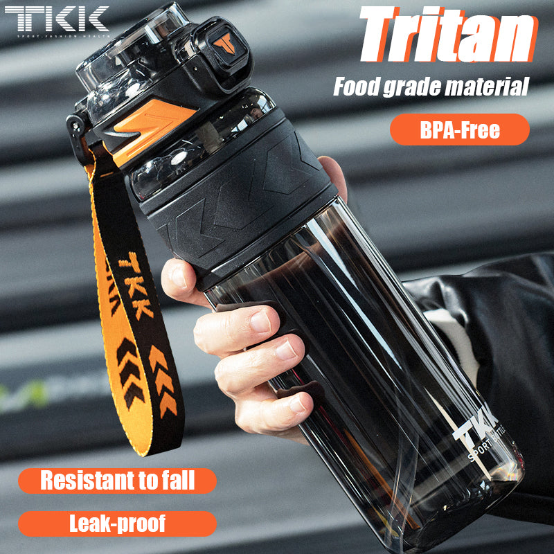 Premium Tritan Water Bottle – 1000ml/1500ml Portable Fitness Kettle with Straw, BPA-Free, Durable, Leak-Proof, Ideal for 