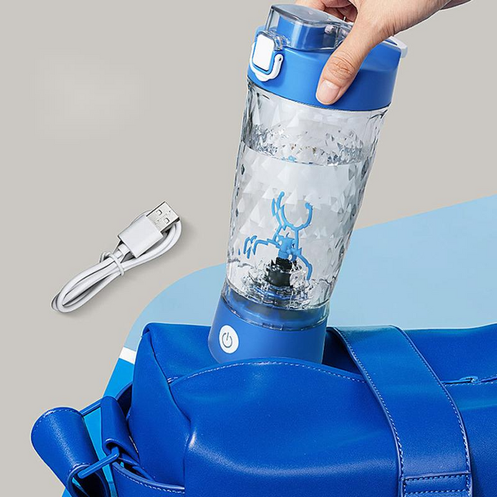 Premium 650ML Electric Protein Shaker Bottle – Automatic Mixing Cup with 7500RPM Motor – USB Rechargeable Blender for Smooth 