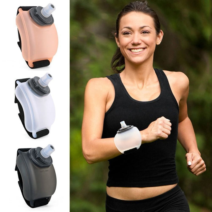Premium Mini Running Wrist Water Bottle Holder – Soft Flask Hydration Pack for Marathon, Fitness, Cycling, Climbing, 
