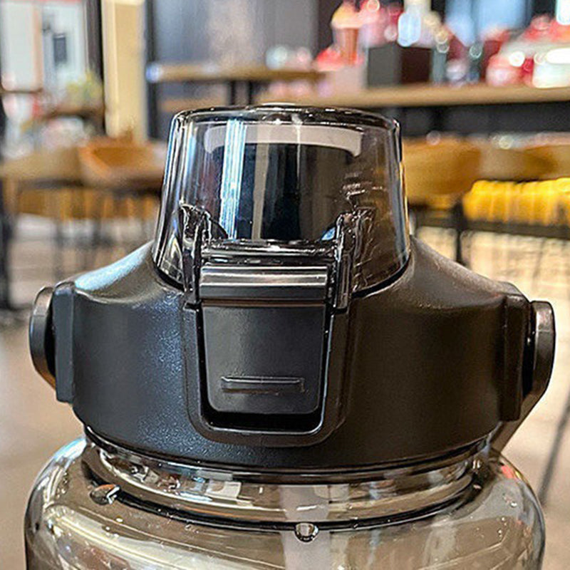 Premium 2L Water Bottle with Straw – Large Capacity Portable Sports Travel Bottle, High-Value Fitness Cup, Big Fat Design for