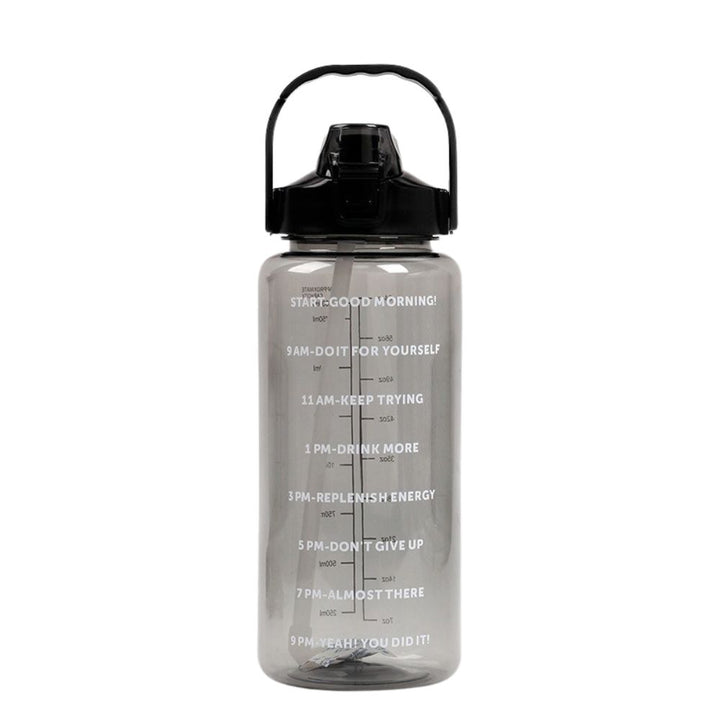 Premium 2L Water Bottle with Straw – Large Capacity Portable Sports Travel Bottle, High-Value Fitness Cup, Big Fat Design for