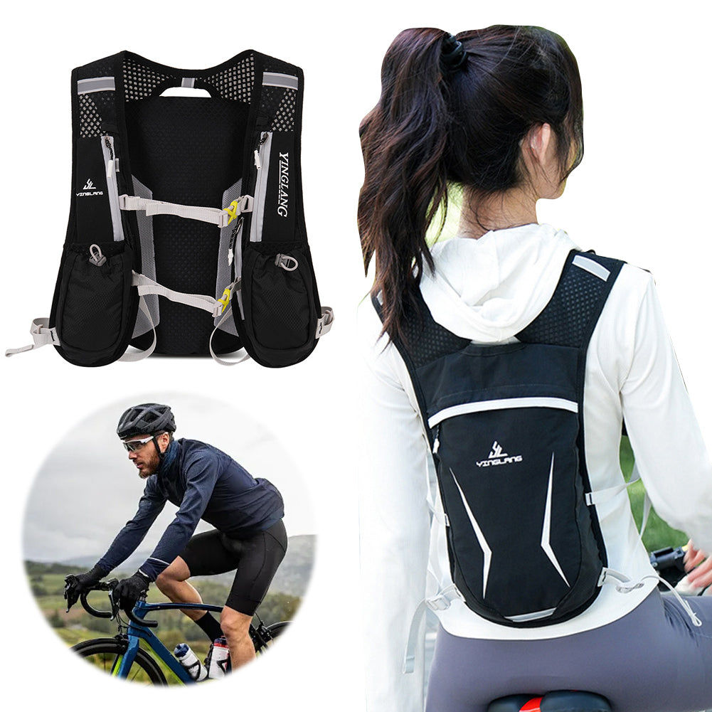 Premium Hydration Running Backpack – 5L Ultra-Lightweight Breathable Vest for Marathon, Cycling, and Hiking – Comfortable,