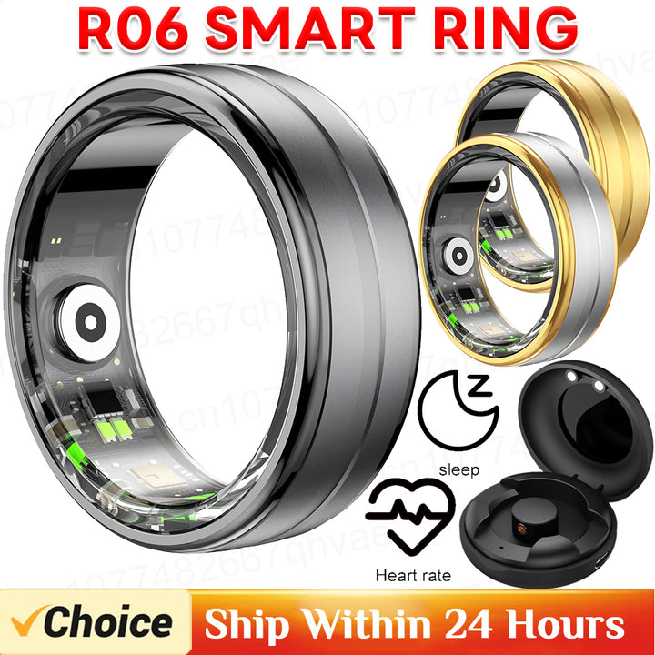 Premium Smart Ring for Men & Women – Health Monitor, Fitness Tracker, Waterproof Design, Multiple Sport Modes