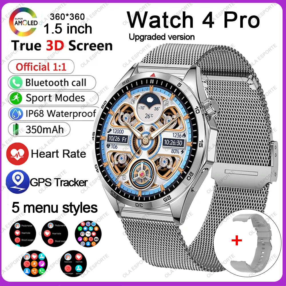 Premium Bluetooth Call Smartwatch for Men - ECG+PPG Health Monitoring, IP67 Waterproof, Heart Rate & Blood Pressure Tracker, 