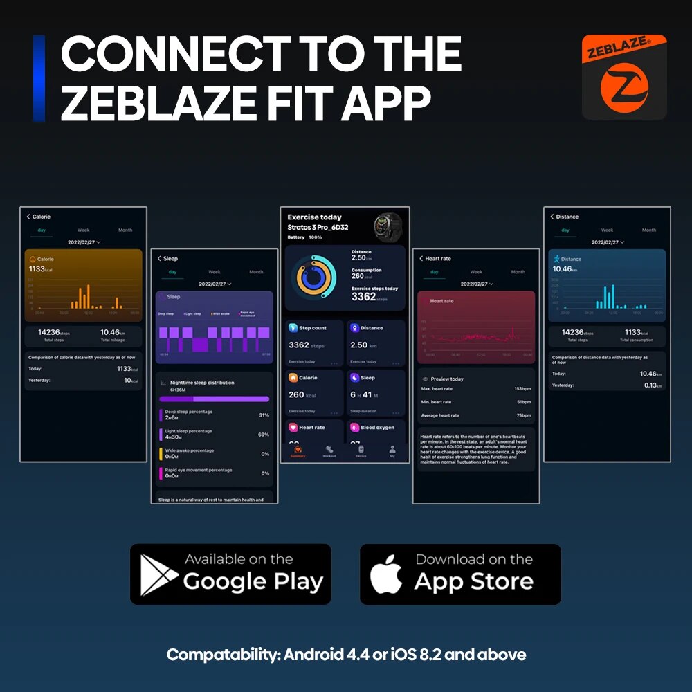 Premium GPS Sports Smartwatch for Men - 1.43” AMOLED, Built-in GPS, 100+ Sports Modes, Health Tracking, 18-Day Battery, 