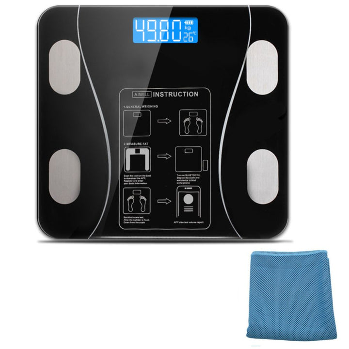 Premium LED Body Composition Scale – Accurate Digital Bathroom Scale with Body Fat Analysis, Bluetooth Connectivity, Health 