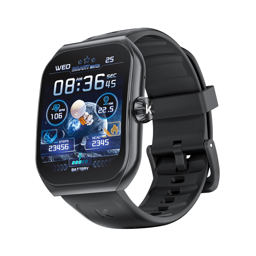 Premium Smartwatch for Men & Women, 1.96" AMOLED, Bluetooth Calling, 100+ Sport Modes, IP68 Waterproof, Health Monitoring, Sleep & Stress Tracking, Wireless Charging - StrengthXPhysiotherapy