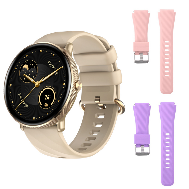 Premium Fitness Smartwatch with AMOLED Display, Voice Calling, Heart Rate & Blood Oxygen Monitor, Waterproof, 316L Stainless 