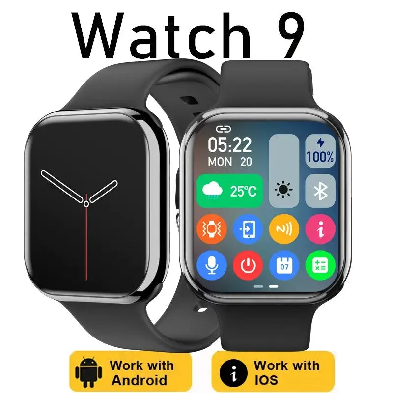 Premium GPS Smart Watch for Men & Women - Always On Display, Body Temp Monitoring, Bluetooth Call, NFC, Compatible with iOS & Android, High-Resolution - StrengthXPhysiotherapy