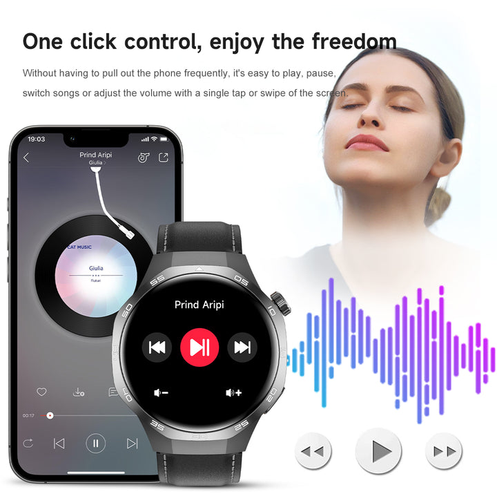 Premium AMOLED Smartwatch with AI, Bluetooth Calling, 100+ Sports Modes, IP68 Waterproof, Prayer Alerts, Health & Fitness 