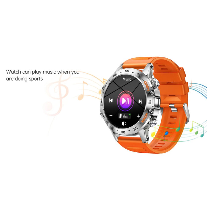 Premium Bluetooth Call Smartwatch for Men - IP67 Waterproof, 1.39-inch Display, Fitness Tracker, Sports Modes, Compatible with Android & iOS - StrengthXPhysiotherapy