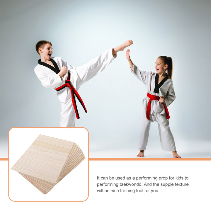Premium Taekwondo Breaking Boards – 10pcs Karate Wooden Training Boards – Durable Punching & Breaking Board for Taekwondo