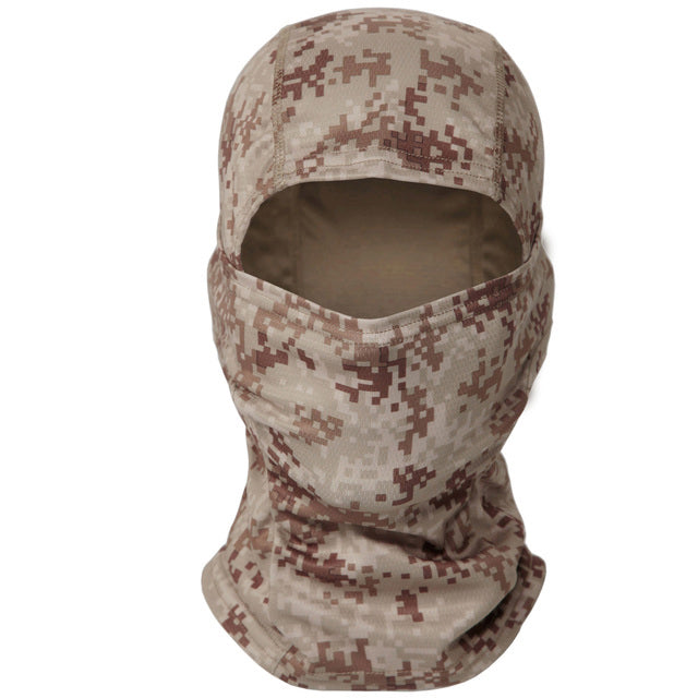 Premium Tactical Balaclava Full-Face Mask – Windproof, Dustproof Hunting, Cycling, and Wargame Headgear, Multicam Bandana