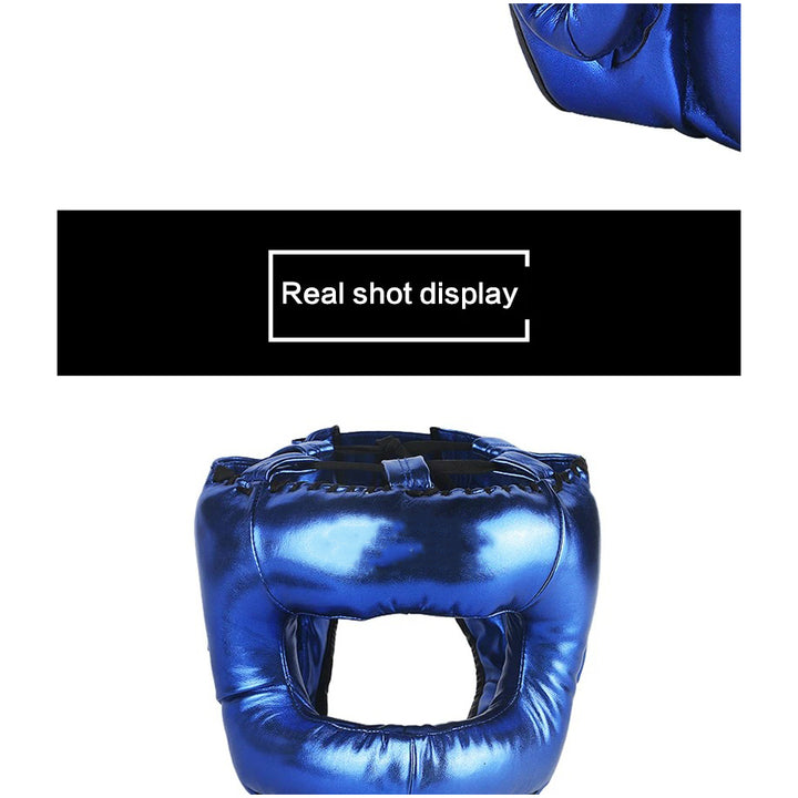 Premium Boxing Helmet – Muay Thai, Kickboxing, Sanda Training Headgear, Protective Head Protector Guard for Gym & Combat Sports - StrengthXPhysiotherapy