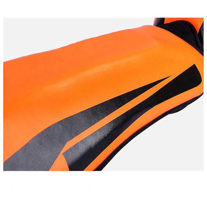 Premium Kickboxing Shin Guard Pads – Muay Thai, Boxing, MMA Leg Protector, Sanda, Wushu, Taekwondo Ankle Guards for Men & Women, EVA Soft PU Leather, Sizes S/M/L - StrengthXPhysiotherapy