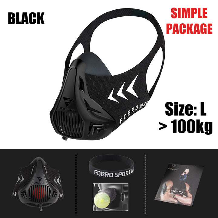 Premium Sports Mask for Running, Cycling, Gym & High Altitude Training – Cardio Workout Conditioning Mask, Air Filtration,