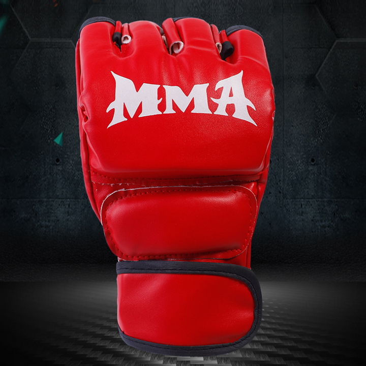 Premium Boxing Gloves for Adults – Professional Combat Training Gloves for Muay Thai, MMA, Kickboxing, & Sanda – Half 