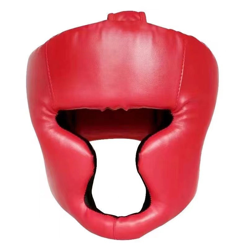 Premium Boxing Headgear for Children & Adults – Karate, Muay Thai, MMA, Sanda Training Safety Helmet, PU Leather, Adjustable