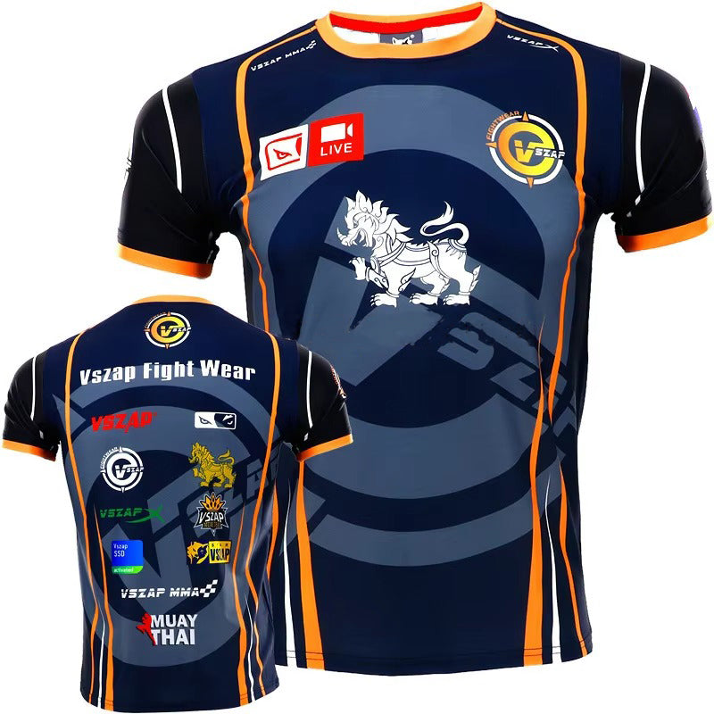 Premium MMA Boxing Training Set – UFC Fighting Suit for Men, Women & Children, Breathable Quick Dry Short Sleeve Sports Wear for Training & Sparring - StrengthXPhysiotherapy