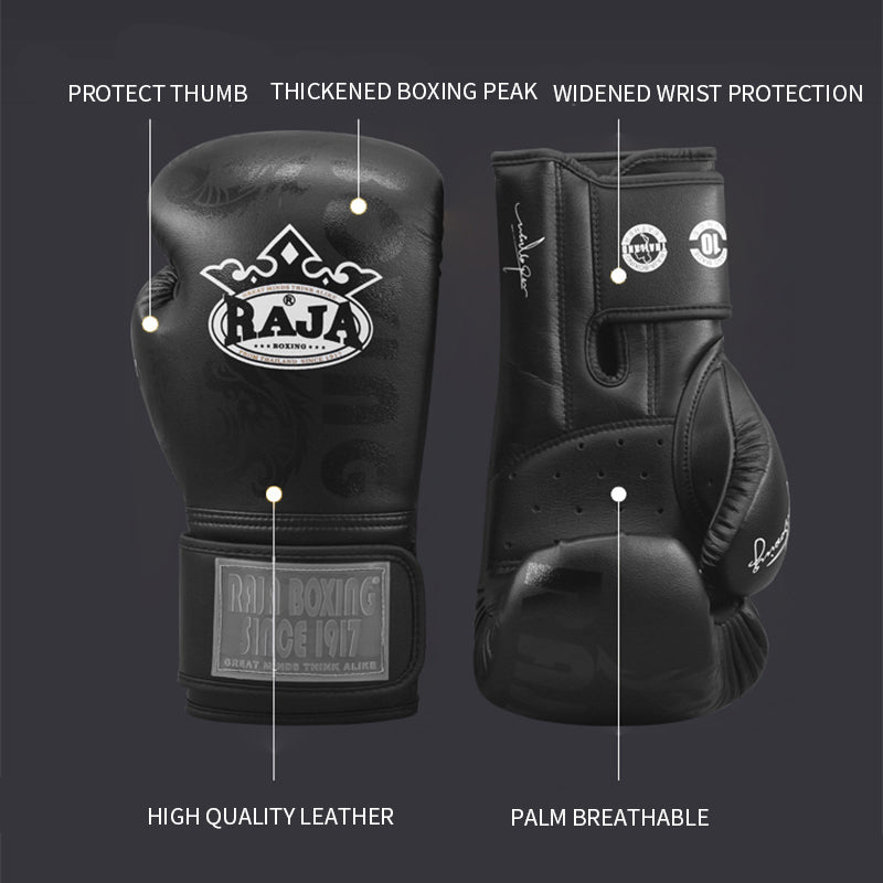 Premium Muay Thai Boxing Gloves – High Quality Kickboxing & MMA Training Gloves for Men, Durable Martial Arts Gear for Combat