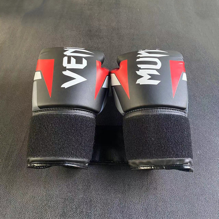 Premium Boxing Gloves – High Quality PU Leather, Ultra-Thick Padding for Muay Thai, MMA, Sanda & Boxing Training, Wear