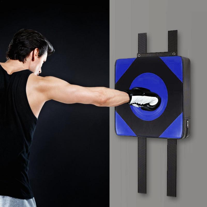 Premium Leather Wall Focus Pads – Adjustable Height Boxing & Muay Thai Target – Durable Foam Padding for Safe Impact – Ideal 