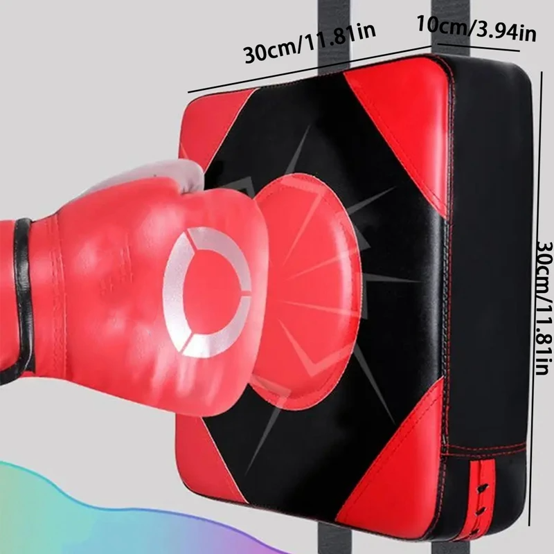 Premium Leather Wall Focus Pads – Adjustable Height Boxing & Muay Thai Target – Durable Foam Padding for Safe Impact – Ideal for Martial Arts, Taekwondo & Kicking Practice – Easy DIY Installation - StrengthXPhysiotherapy