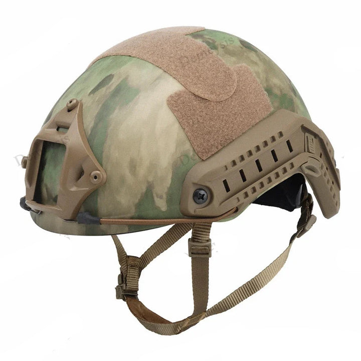Premium FAST Tactical Helmet – Airsoft MH Camouflage, NVG Mount, Adjustable Outdoor Sport Helmet for Safety & Tactical Use