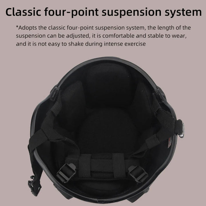 Premium FAST Tactical Helmet – Airsoft MH Camouflage, NVG Mount, Adjustable Outdoor Sport Helmet for Safety & Tactical Use