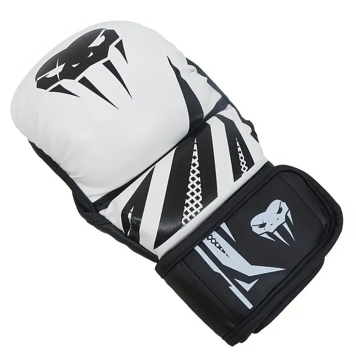 Premium MMA Half-Finger Boxing Gloves – Professional Mixed Martial Arts Training Gloves for Sanda & Free Fighting – Thickened