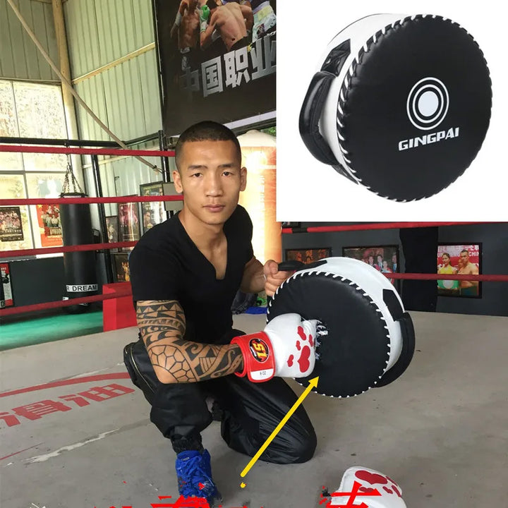 Premium High-Quality Boxing Target Shield – Large Round PU Focus Pad for Karate, Taekwondo, Kickboxing & Martial Arts
