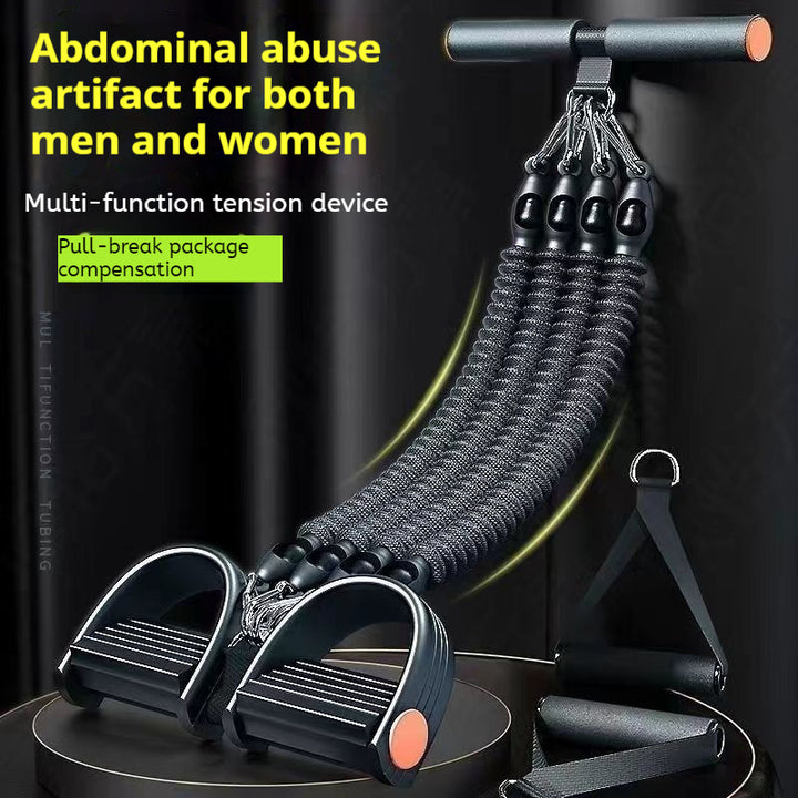 Premium Pedal Resistance Band Puller – Multi-Functional Home Exercise Equipment for Men, Adjustable Tension, Full Body 