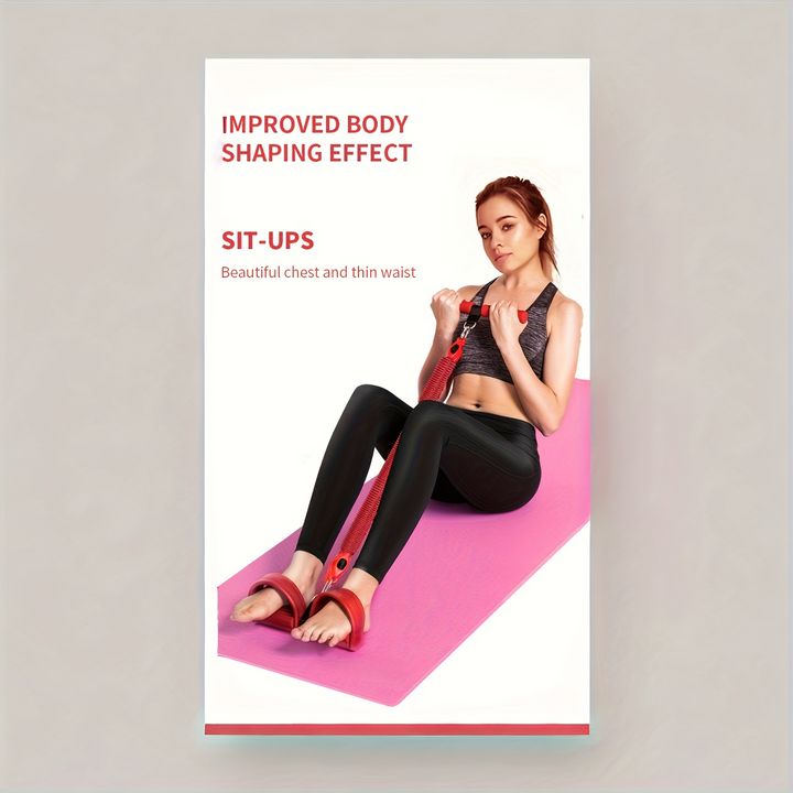 Premium Pedal Resistance Band Puller – Multi-Functional Home Exercise Equipment for Men, Adjustable Tension, Full Body 