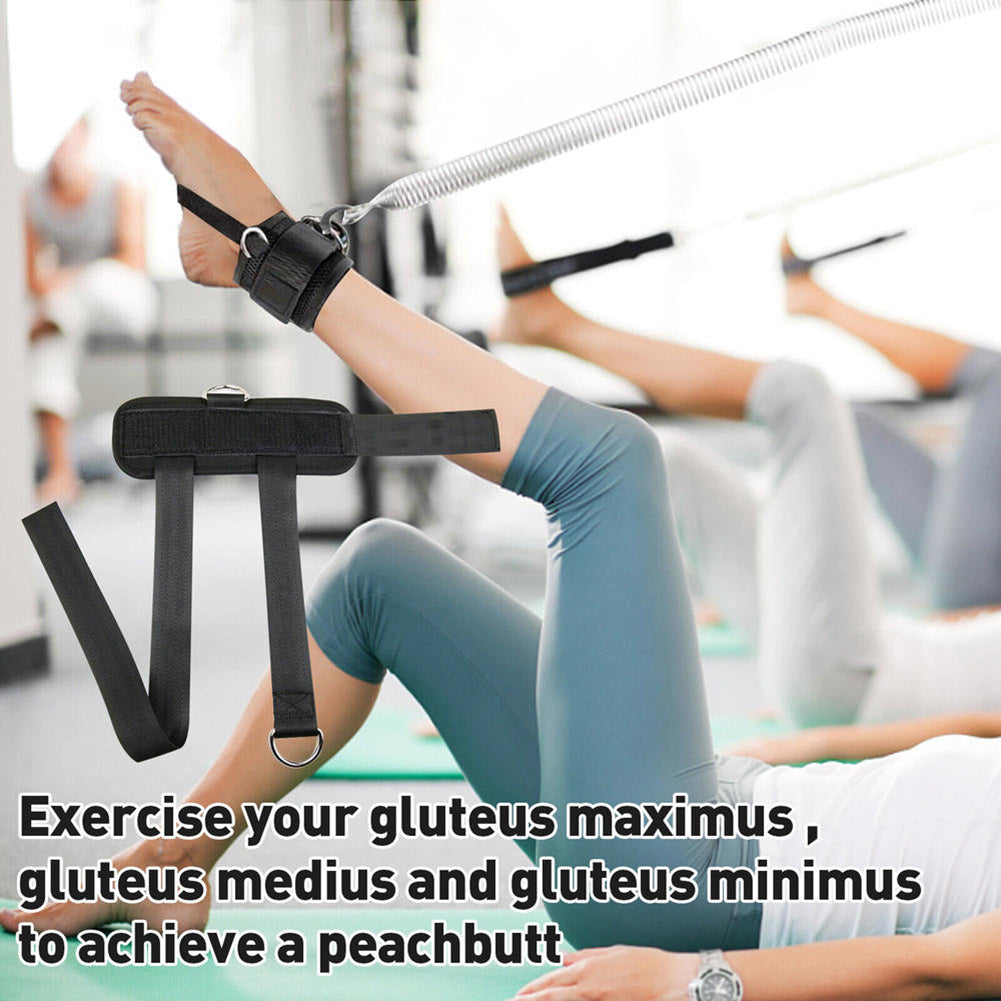 Premium Adjustable Dumbbell Ankle Strap – Soft, Comfortable Weight Strap for Leg and Hip Workouts, Portable Ankle Weights  