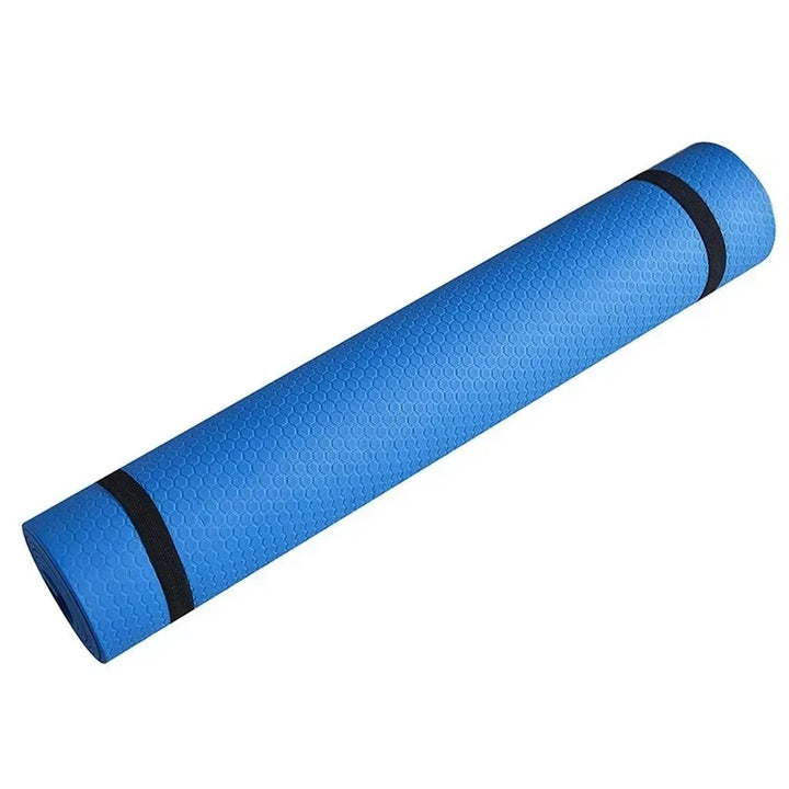 Premium 6MM Thick Yoga Mat – Anti-Skid EVA Foam Exercise & Pilates Mat – Comfortable, Durable Sports Fitness Mat