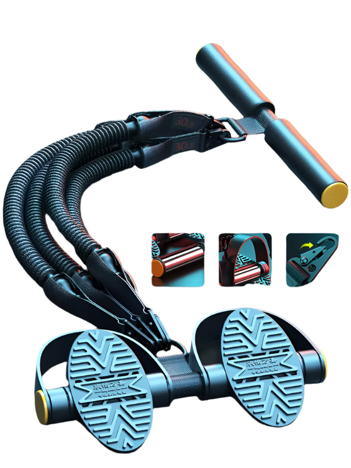 Premium Pedal Tensioner – Multi-Functional Fitness Resistance Device for Men, Abdominal, Back & Muscle Training, Adjustable 